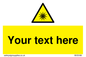 WV5190: Custom Optical Radiation Sign