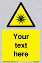 WV5190: Custom Optical Radiation Sign