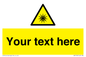 WV5190: Custom Optical Radiation Sign