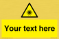 WV5190: Custom Optical Radiation Sign