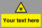 WV5190: Custom Optical Radiation Sign