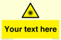 WV5190: Custom Optical Radiation Sign
