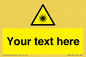 WV5190: Custom Optical Radiation Sign
