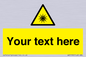 WV5190: Custom Optical Radiation Sign