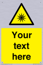 WV5190: Custom Optical Radiation Sign