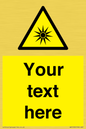 WV5190: Custom Optical Radiation Sign