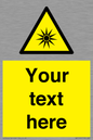 WV5190: Custom Optical Radiation Sign