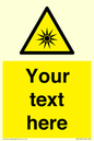 WV5190: Custom Optical Radiation Sign