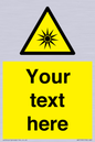 WV5190: Custom Optical Radiation Sign