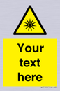 WV5190: Custom Optical Radiation Sign