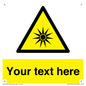WV5190: Custom Optical Radiation Sign