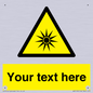 WV5190: Custom Optical Radiation Sign