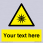 WV5190: Custom Optical Radiation Sign