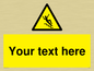 WV5191: Custom Slippery Stairs Sign