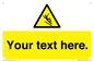 WV5191: Custom Slippery Stairs Sign