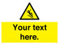WV5191: Custom Slippery Stairs Sign