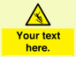 WV5191: Custom Slippery Stairs Sign