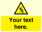 WV5191: Custom Slippery Stairs Sign