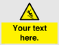WV5191: Custom Slippery Stairs Sign
