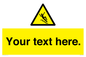 WV5191: Custom Slippery Stairs Sign