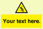 WV5191: Custom Slippery Stairs Sign