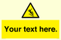 WV5191: Custom Slippery Stairs Sign