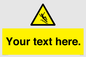 WV5191: Custom Slippery Stairs Sign