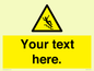 WV5191: Custom Slippery Stairs Sign
