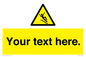 WV5191: Custom Slippery Stairs Sign