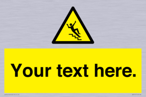 WV5191: Custom Slippery Stairs Sign