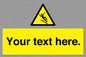 WV5191: Custom Slippery Stairs Sign