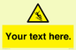 WV5191: Custom Slippery Stairs Sign