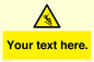 WV5191: Custom Slippery Stairs Sign
