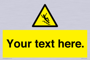 WV5191: Custom Slippery Stairs Sign