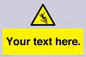 WV5191: Custom Slippery Stairs Sign