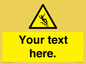 WV5191: Custom Slippery Stairs Sign