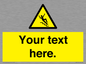WV5191: Custom Slippery Stairs Sign