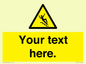WV5191: Custom Slippery Stairs Sign