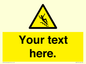 WV5191: Custom Slippery Stairs Sign