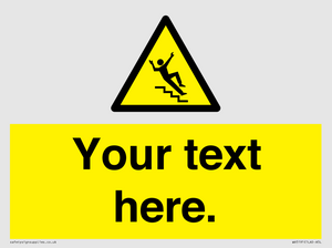 WV5191: Custom Slippery Stairs Sign