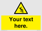 WV5191: Custom Slippery Stairs Sign