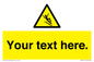 WV5191: Custom Slippery Stairs Sign
