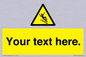 WV5191: Custom Slippery Stairs Sign