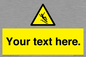 WV5191: Custom Slippery Stairs Sign