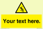 WV5191: Custom Slippery Stairs Sign