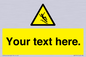 WV5191: Custom Slippery Stairs Sign