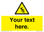 WV5191: Custom Slippery Stairs Sign