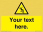 WV5191: Custom Slippery Stairs Sign