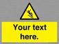 WV5191: Custom Slippery Stairs Sign