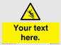 WV5191: Custom Slippery Stairs Sign